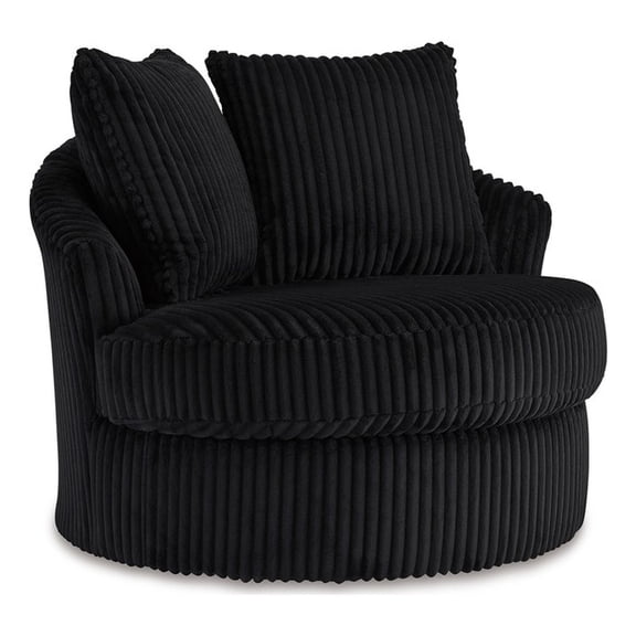Signature Design by Ashley Furniture Gramwell Onyx Swivel Chair