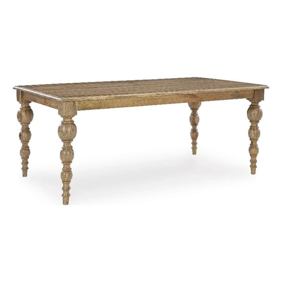 Signature Design by Ashley Furniture Rybergston Light Brown Dining Table