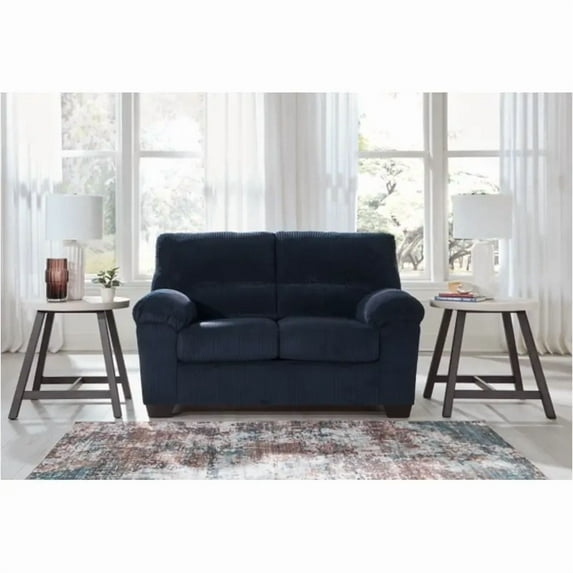 Signature Design by Ashley Furniture SimpleJoy Navy Loveseat