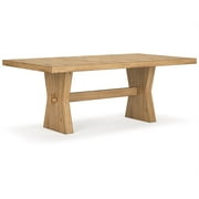 تصميم التوقيع من قبل Ashley Galliden Light Brown Dining Table