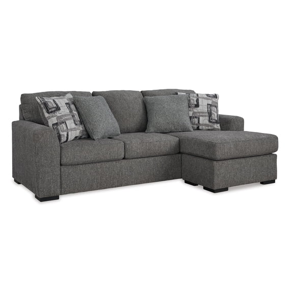 Signature Design by Ashley Gardiner Pewter Sofa Chaise