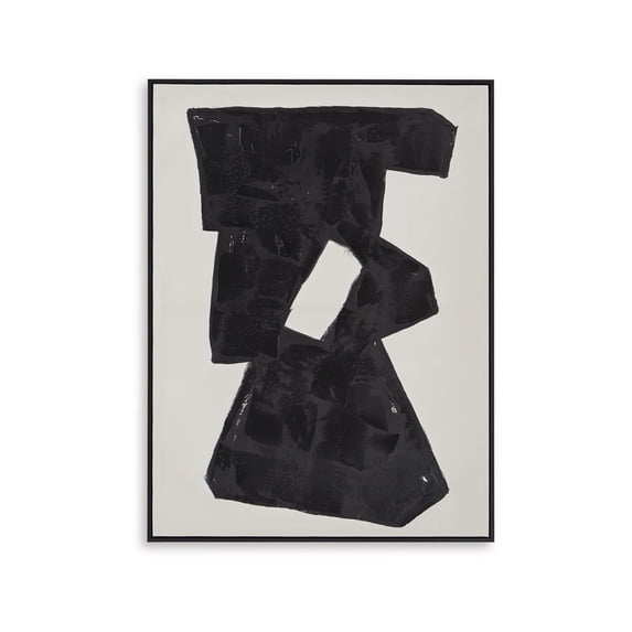 Signature Design by Ashley Garviery Wall Art, Black & Cream