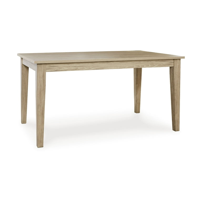 Ashley Signature Design Gleanville Light Brown Dining Table for Kitchen Walmart