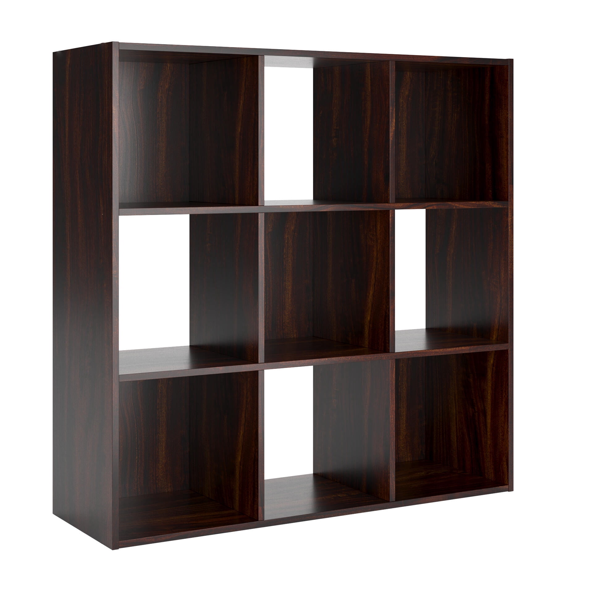 Signature Design by Ashley Glosmount 9 Cube Storage Organizer with Cherry Finish