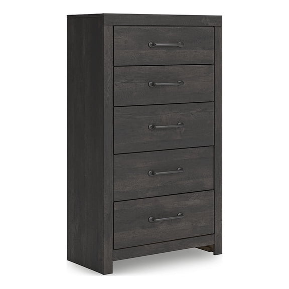 Signature Design by Ashley Granaport Dark Gray 5 Drawer Chest