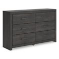 thumbnail image 1 of Signature Design by Ashley Granaport Dark Gray Six Drawer Dresser, 1 of 1
