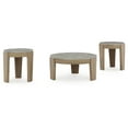 thumbnail image 1 of Signature Design by Ashley Guystone Coffee & End Table Set of 3, Light Brown, 1 of 9