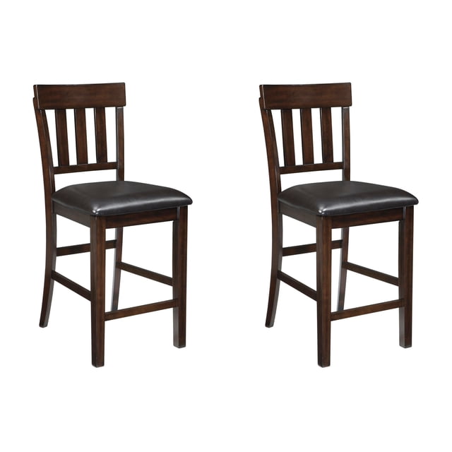 Ashley Signature Design Haddigan Modern Wood Barstools, Upholstered ...