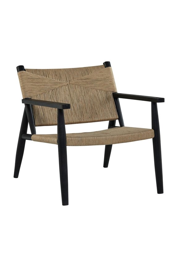Signature Design by Ashley Halfmore Black & Natural Accent Chair