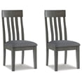 thumbnail image 1 of Signature Design by Ashley Hallanden Modern Slat Back Dining Room Chair, Set of 2, Gray, 1 of 5