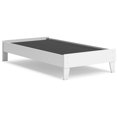 thumbnail image 1 of Signature Design by Ashley Hallityn Twin Platform Bed in Matte White Finish, 1 of 8