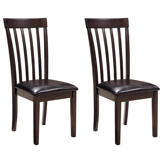 Signature Design by Ashley Contemporary Upholstered Dining Side Chair, Dark Brown Finish