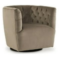 thumbnail image 1 of Signature Design by Ashley Hayesler Cocoa Swivel Accent Chair, 1 of 6