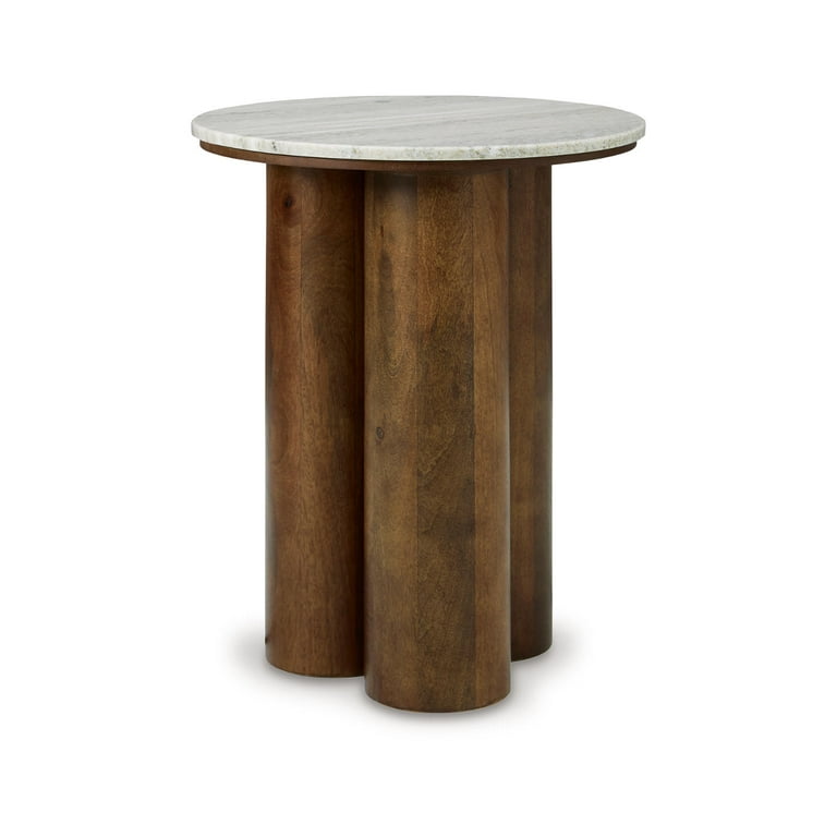 Henfield Accent Table - Beige/Brown Henfield Accent Table - Beige/Brown