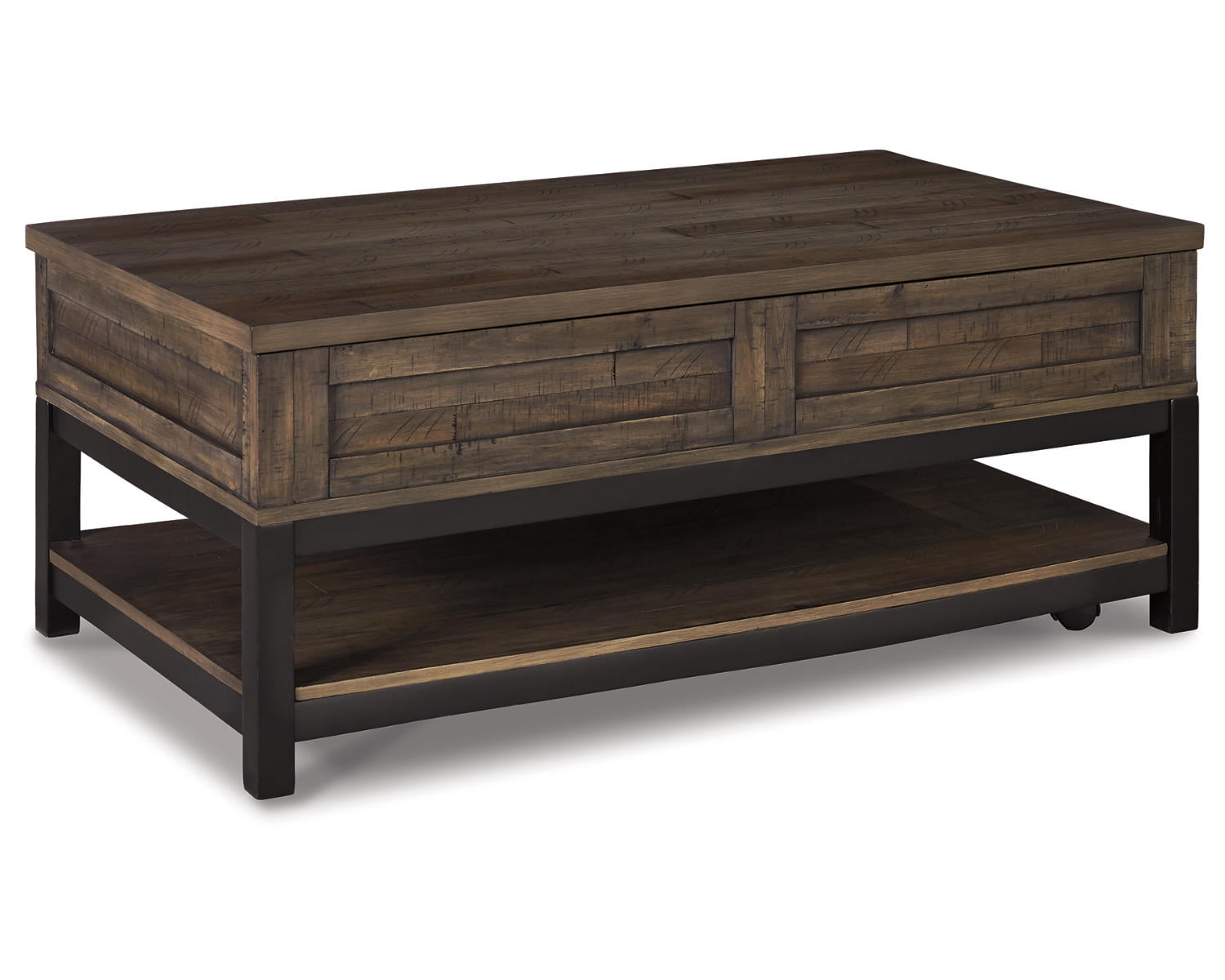 Signature Design by Ashley Johurst Rustic Rectangular Lift Top Coffee