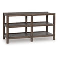 thumbnail image 1 of Signature Design by Ashley Kallenny Sofa Table - Dark Burnished Brown Oak with Faux Cement Industrial Finish, 1 of 6