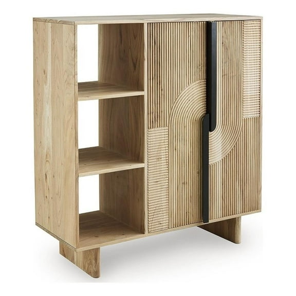 Signature Design by Ashley Kierwell Natural Accent Cabinet