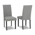 thumbnail image 1 of Signature Design by Ashley Kimonte Upholstered Dining Chair, Set of 2, Dark Gray, 1 of 6