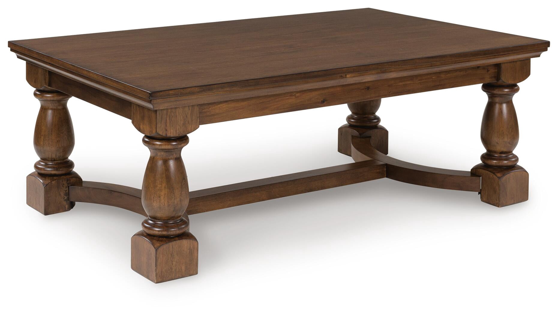 Signature Design by Ashley Korestone Coffee Table, Dark Brown, Contemporary Living Room Center Table