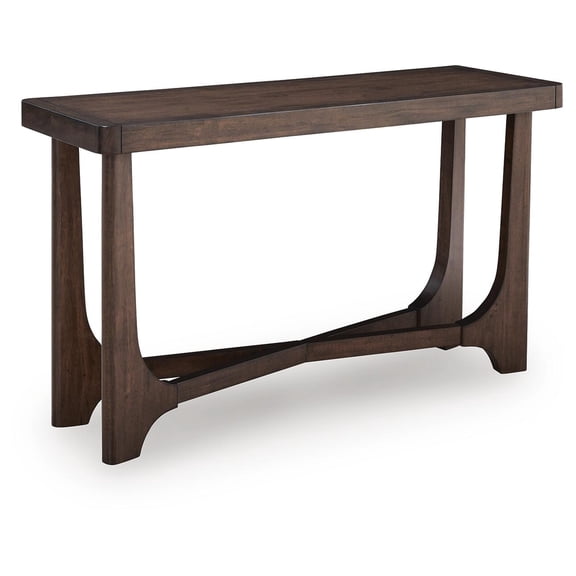 Signature Design by Ashley Korestone Sofa Table, Dark Brown, Contemporary Entryway Console Table