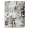 thumbnail image 1 of Signature Design by Ashley Langwell Abstract Area Rug 8' x 10', Black, Gray, White Modern Indoor Living Room Rug, 1 of 5