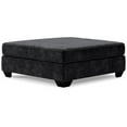 thumbnail image 1 of Signature Design by Ashley Lavernett Oversized Fabric Accent Ottoman in Charcoal, 1 of 4