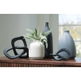 thumbnail image 1 of Signature Design by Ashley Leithick 5-Piece Decorative Accessory Set, Modern Polyresin Vases and Sculptures, Neutral Black, Gray, and Tan, 1 of 5