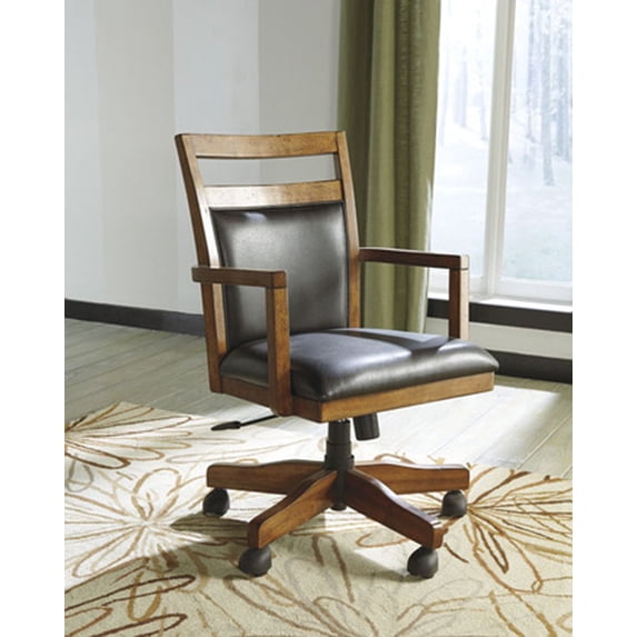 Lobink Home Office Desk Chair-Color:Brown,Number of Items:1 Piece