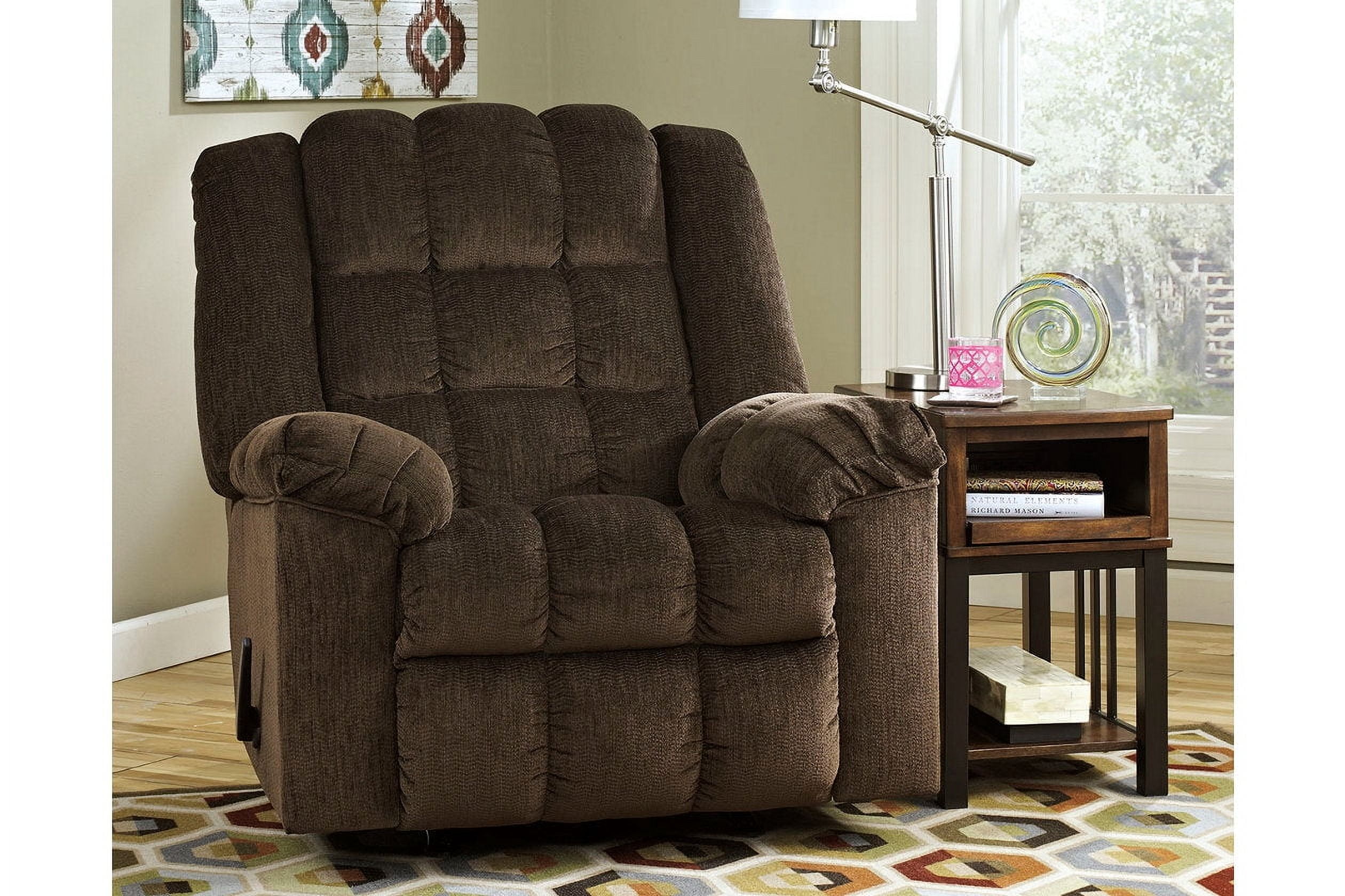 Cocoa Contemporary 40" Plush Upholstery Modern Recliner