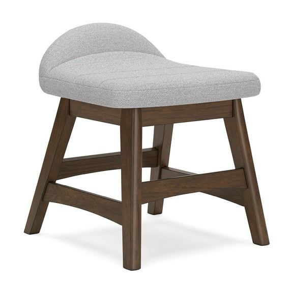 Signature Design by Ashley Lyncott Home Office Desk Chair, Light Gray/Brown