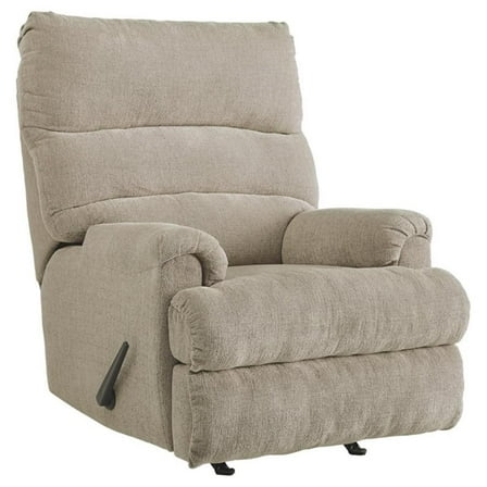 Signature Design by Ashley Man Fort Rocker Recliner in Dusk