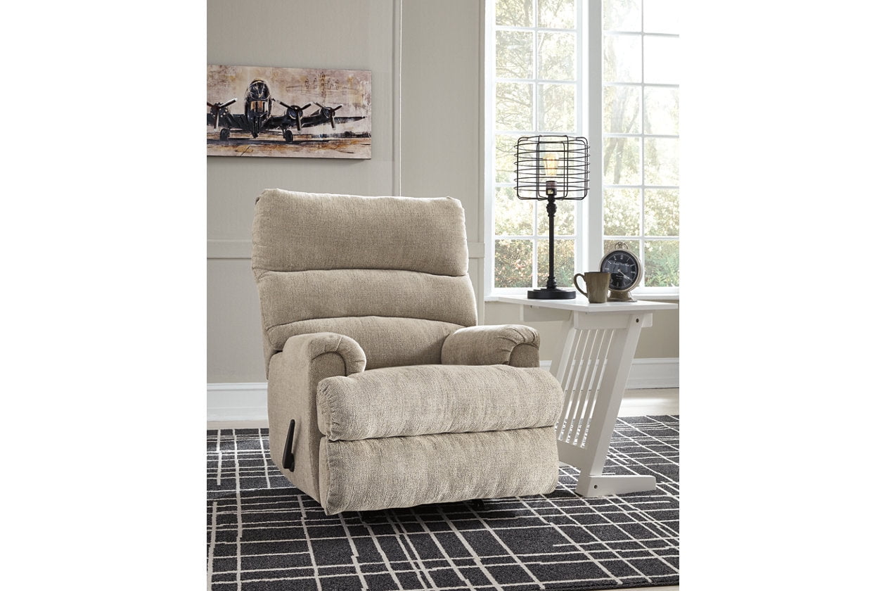 Dusk Spot 33" Contemporary Metal Recliner