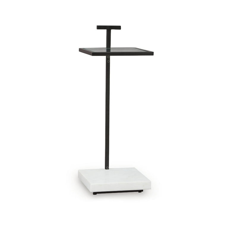 Mannill Accent Table - Black/White Mannill Accent Table - Black/White