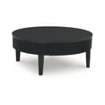 thumbnail image 1 of Signature Design by Ashley Marstream Round Coffee Table with Storage Drawers, Modern Farmhouse, Black, 1 of 8