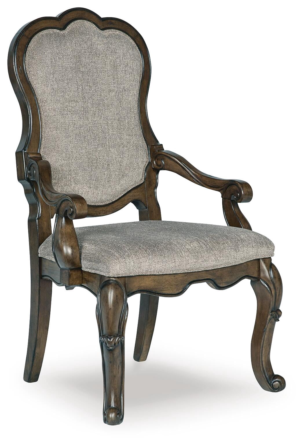 Signature Design by Ashley Maylee Dining Arm Chair, Set of 2, Dark Brown
