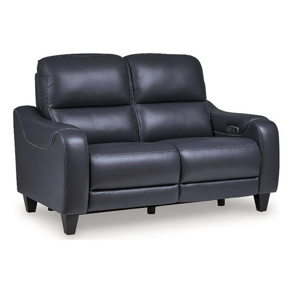 Signature Design by Ashley Mercomatic Ocean Power Reclining Loveseat