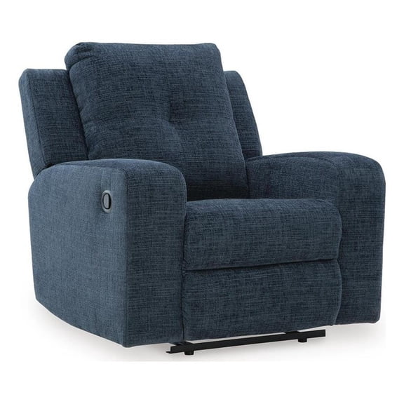 Signature Design by Ashley Merivale Recliner in Blue