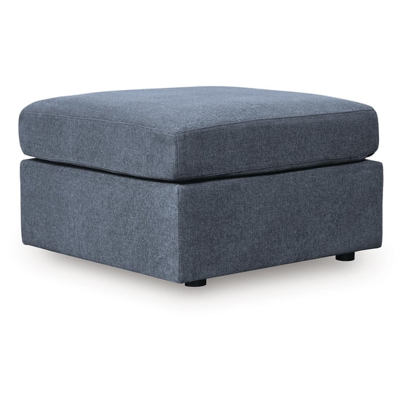 Signature Design by Ashley Modmax Oversized Accent Ottoman - Ink Blue Next-Gen Nuvella Performance Fabric