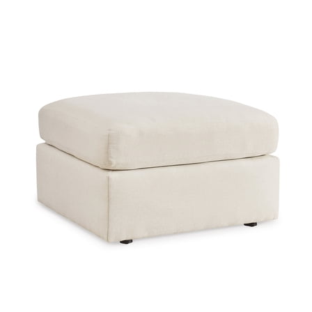 Signature Design by Ashley Modmax Oversized Accent Ottoman - Oyster White Next-Gen Nuvella Performance Fabric