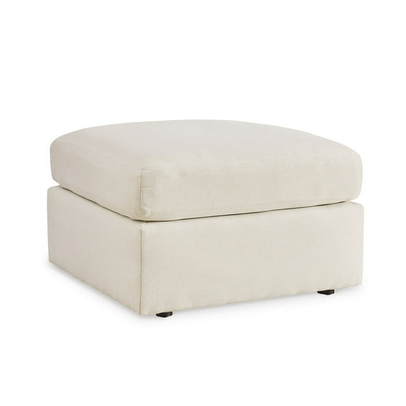 Signature Design by Ashley Modmax Oversized Accent Ottoman - Oyster White Next-Gen Nuvella Performance Fabric
