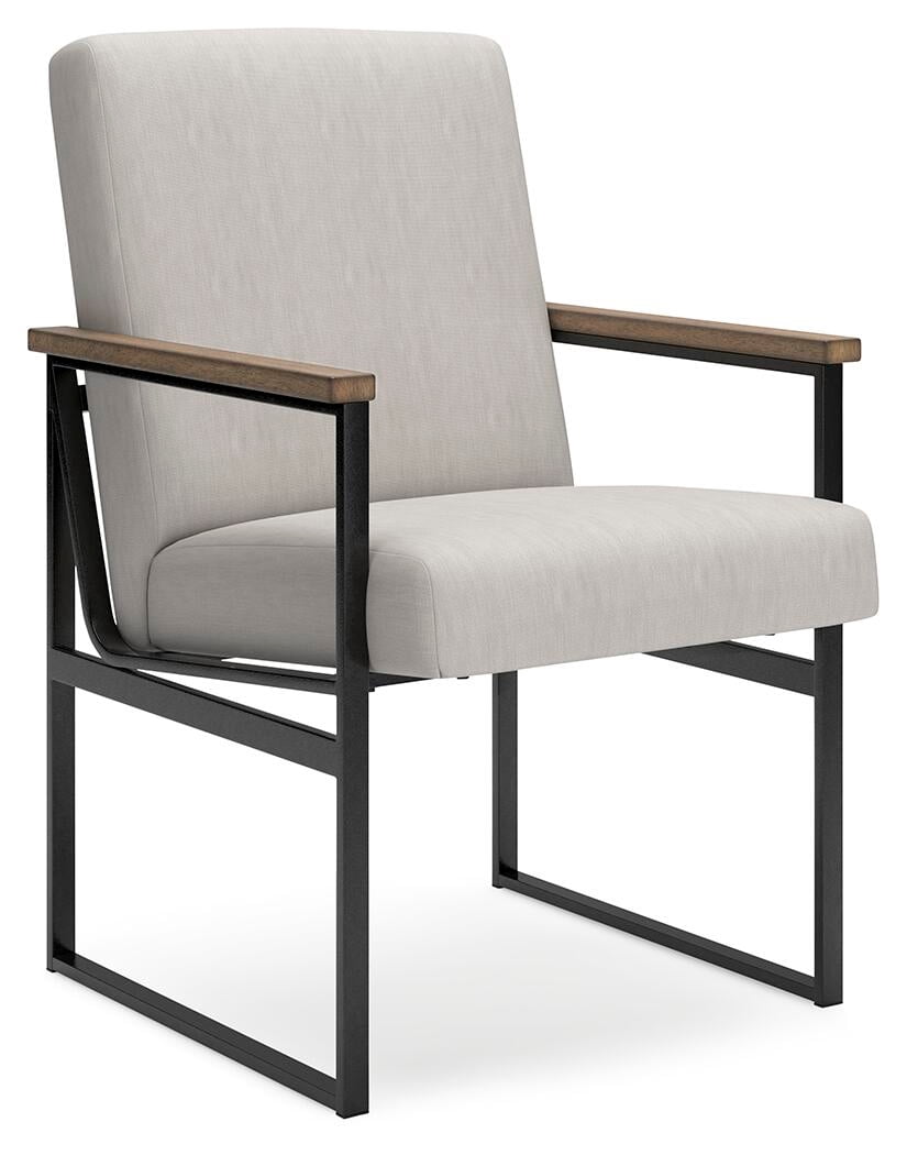 Signature Design by Ashley Montia Home Office Desk Chair, Light Brown