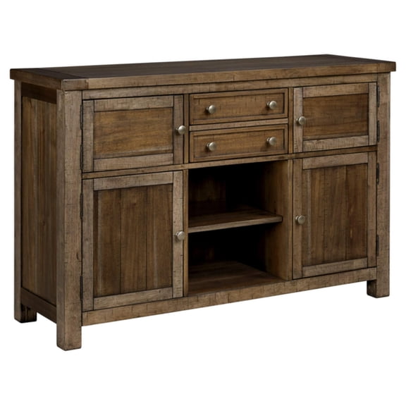 Signature Design by Ashley Moriville Server in Grayish Brown