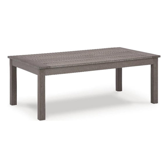 Signature Design by Ashley Narwhal Smoke Outdoor Coffee Table