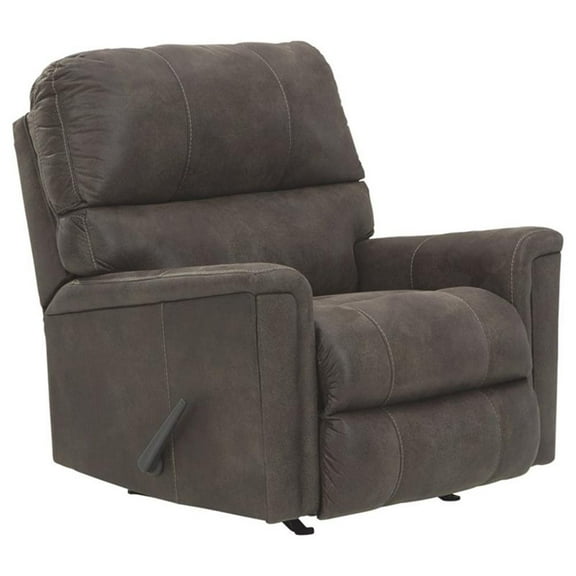 Signature Design by Ashley Navi Rocker Recliner in Smoke