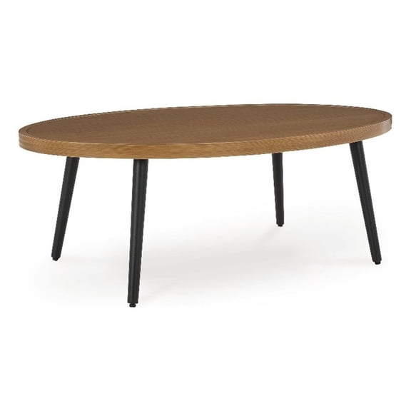 Signature Design by Ashley Needle Snow Outdoor Coffee Table