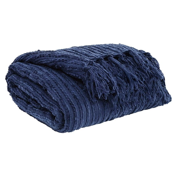 Signature Design by Ashley Noland Navy Throw