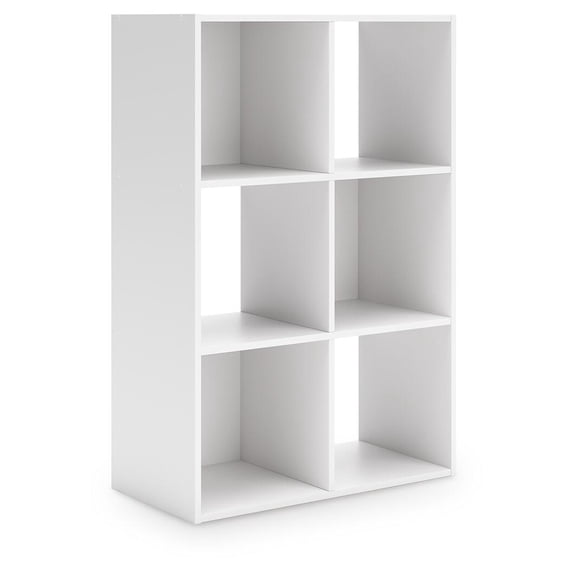 Signature Design by Ashley Onita 6 Cube Storage Organizer with White Finish