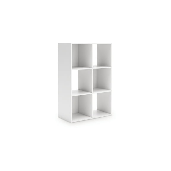 Signature Design by Ashley Onita 6 Cube Storage Organizer with White Finish