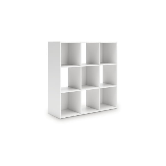 Signature Design by Ashley Onita 9 Cube Storage Organizer with White Finish
