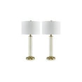thumbnail image 1 of Signature Design by Ashley Orenman Table Lamp, Set of 2, Clear with a Brass Finish, 1 of 5